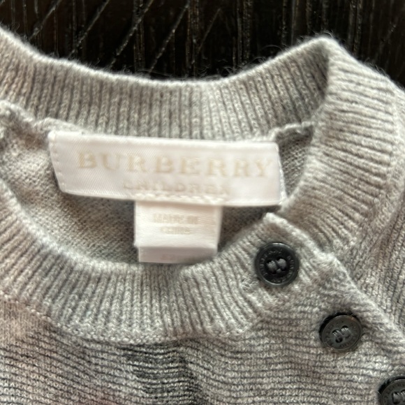 Burberry sweater dress grey plaid - Picture 3 of 6